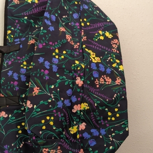Victoria's Secret Shoulder Floral Printed Bag Tote Large Zipper - Picture 4 of 9